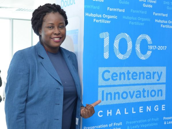 Ized Uanikheli winner of the Union Bank centenary Innovation Challenge