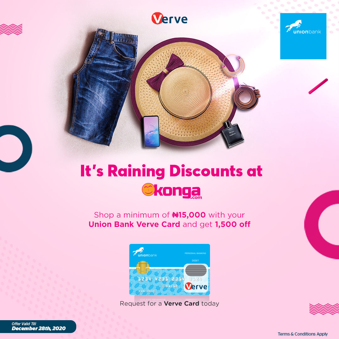 Take advantage of these exciting deals on Konga with your Union Bank Verve debit card! - Union ...