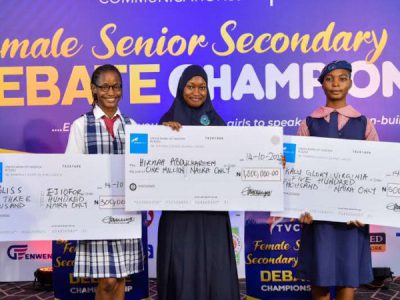 Showcase of Brilliance and Oratory Skills at The Union Bank Sponsored TVC Female Debate Championship